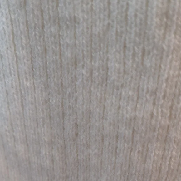 SHEIN Cream Long Sleeve Button Knit Dress Size M - Picture 9 of 9